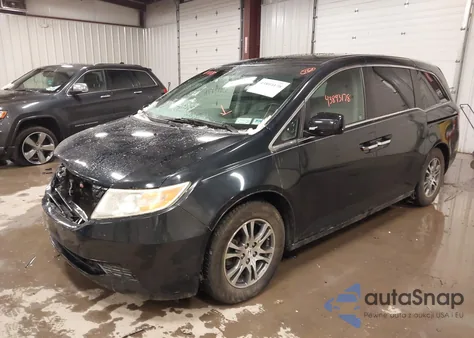 2011 Honda Odyssey Ex-L from USA, damaged, VIN 5FNRL5H62BB043960